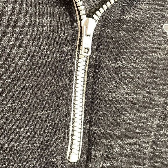 PINK Victoria’s Secret dark gray/white/yellow logo pullover, size L, NWOT - Picture 7 of 8